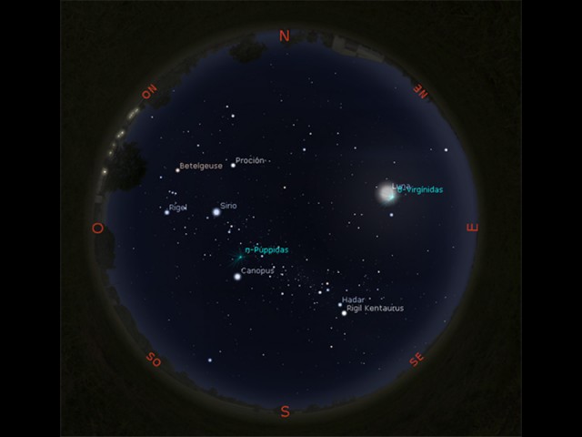 Observatorio Astronómico: Guía para observar el mapa del cielo de abril