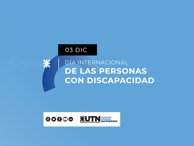 3 de diciembre - Día Internacional de las Personas con Discapacidad